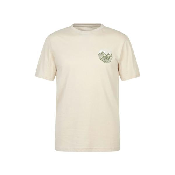 Mountain Warehouse Mens Valley Organic T-Shirt - Off White - 