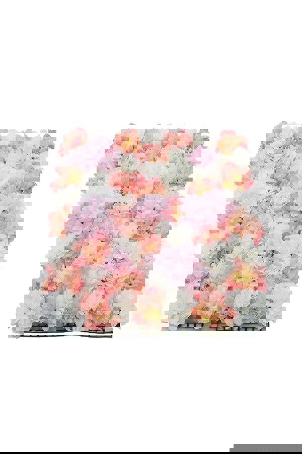 Living and Home Artificial Rose Flower Backdrop Wall Panel Decoration for Wedding