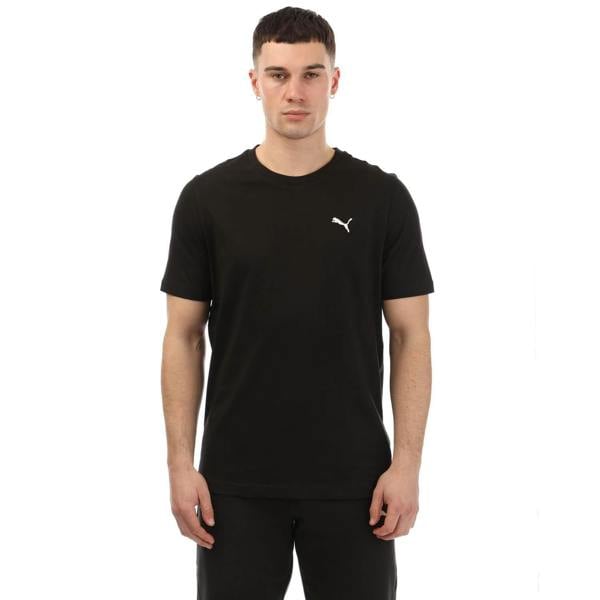 Puma Mens Small Logo T-Shirt - Black - 