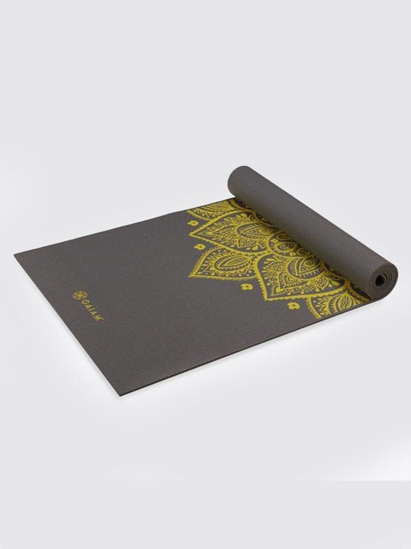 Gaiam Premium Citron Sundial Yoga Mat 6mm