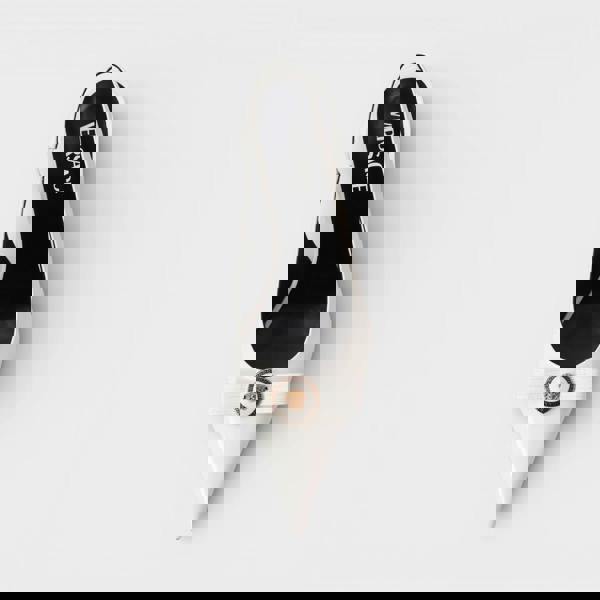 Versace 85mm Gianni Ribbon Slingbacks White