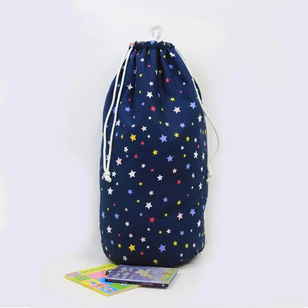 Multi Stars Toy Storage Bag - Happy Linen Company