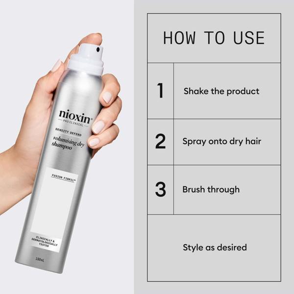 Nioxin Pro Clinical Density Defend Volumising Dry Shampoo 180ml - Additional 4