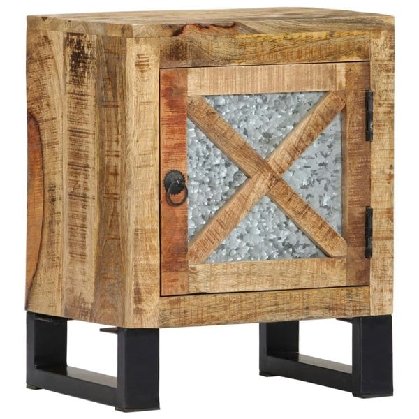 Berkfield Bedside Cabinet 40x30x50 cm Solid Mango Wood