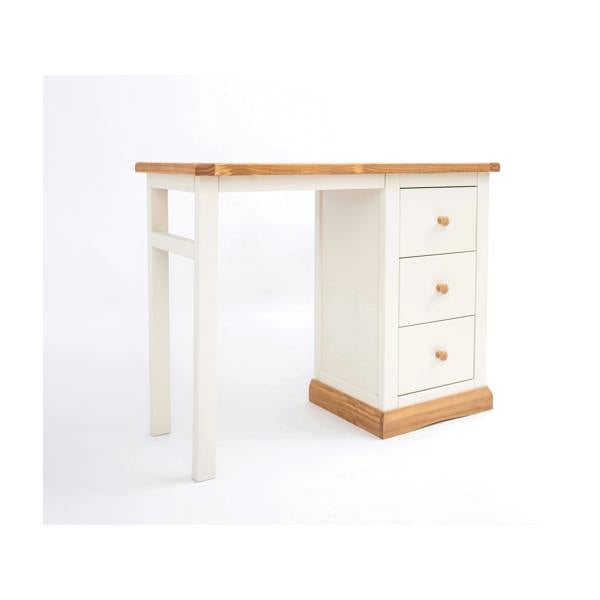 Cabinet Bits Trevi 3 Drawer Desk - Dressing Table Wood Knob