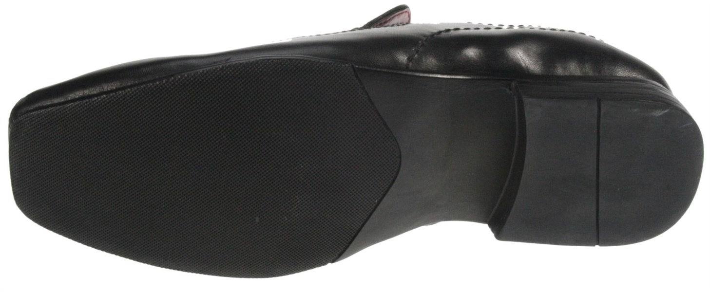 Thomas Crick Red Tape Crick Leek Junior Leather Slip on Boys Shoes