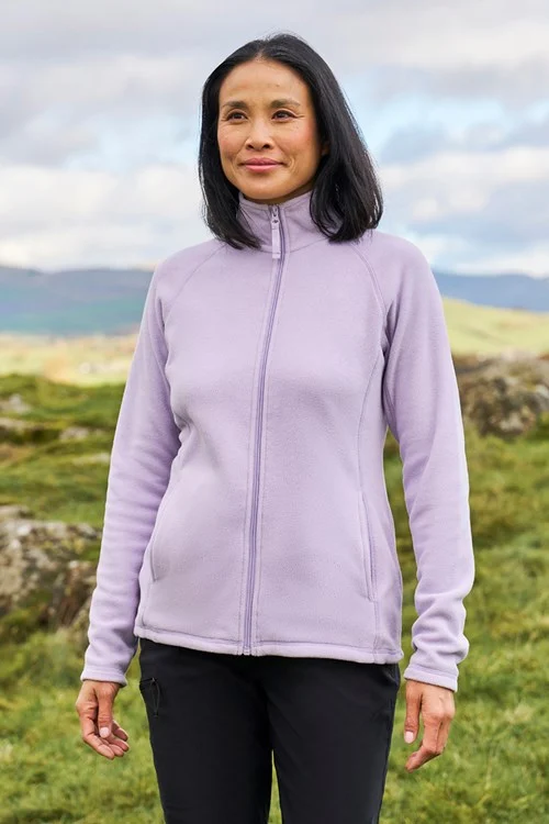 Mountain Warehouse Womens/Ladies Raso Fleece Jacket - Lilac