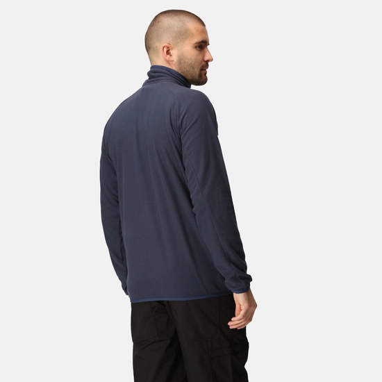 Regatta Mens Navigate Half Zip Fleece - Navy/French Blue