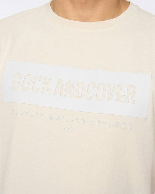 Duck and Cover Chatts T-Shirt - Off White