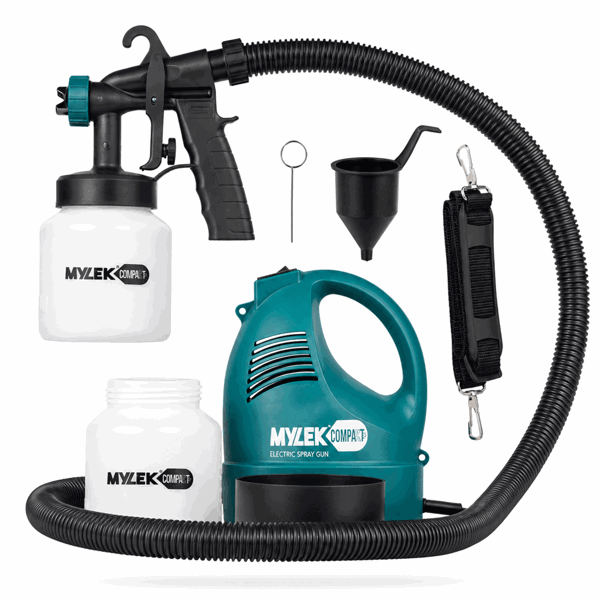 MYLEK Electric Paint Sprayer Gun Kit, Indoor & Outdoor 650W