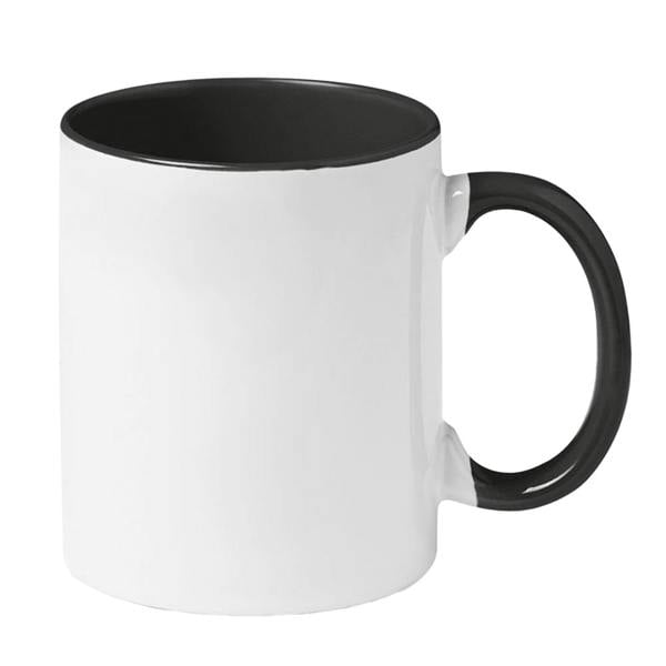 MidOcean Sublimcoly Two Tone Sublimation 300ml Mug - White/Black - 