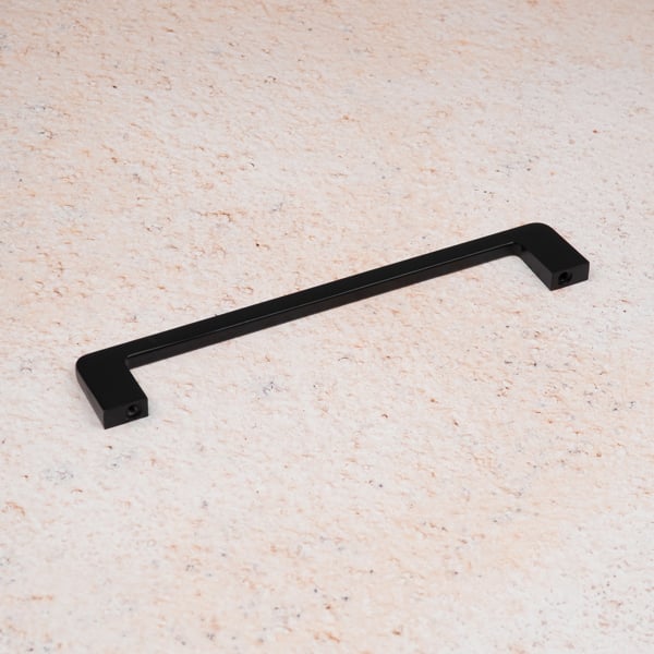 Handle & Home 160mm Matt Black Curved Handle