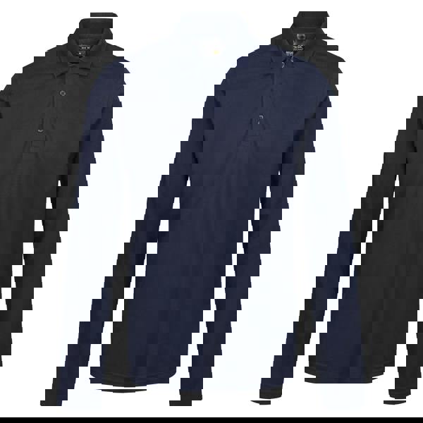 Regatta Professional Mens Long-Sleeved Polo Shirt - Navy
