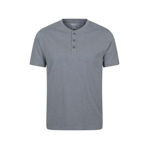Mountain Warehouse Mens Hasst Organic T-Shirt - Charcoal - 