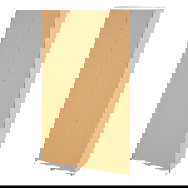 Furniture To Go Line Wardrobe with 2 Sliding Doors and 4 Drawers, White