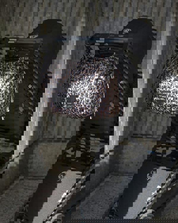 Tiba + Marl Mini Luna Drawstring Stroller Bag Leopard Print