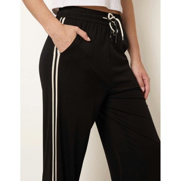 Blue Vanilla Side Stripes Pants