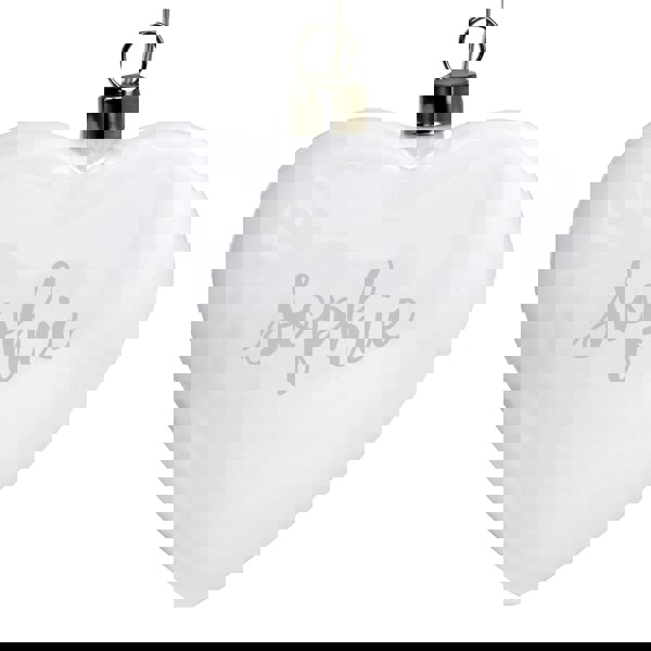 Personalised Memento Company Personalised LED Hanging Glass Heart