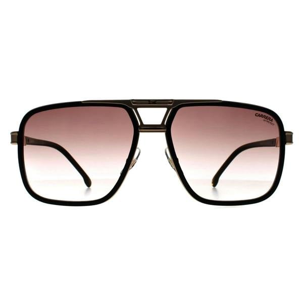 Carrera Sunglasses Carrera 1071/S LGD YK Black Gold Gold Mirror on Burgundy Gradient