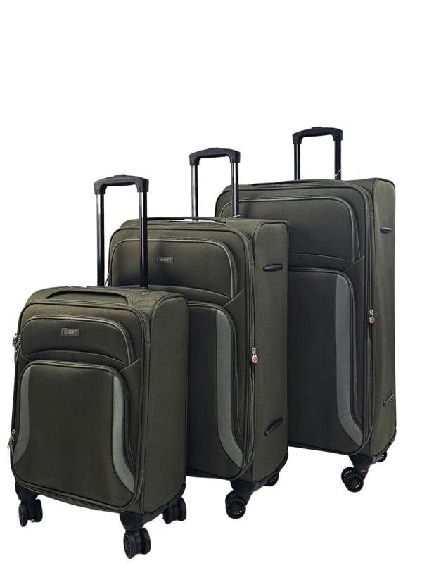 Eagle Luggage Soft Shell Suitcase Luggage Set Travel Light Carry On Cabin Bag