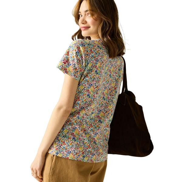 Regatta Womens/Ladies Cath Kidston Ditsy Floral T-Shirt - Cream Harmony - 
