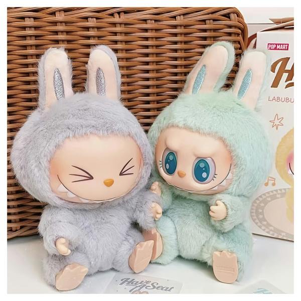 Labubu 2nd Gen Rabbit Face Plush Dolls Mixed Colour Collectibles