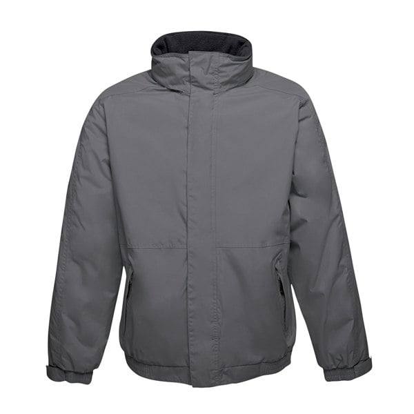 Regatta Mens Dover Waterproof Windproof Jacket - Seal Grey/Black