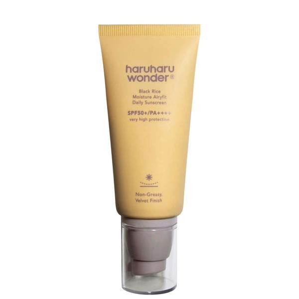 Haruharu Wonder Sun & Tan Black Rice Moisture Airyfit Daily Sunscreen PA++++ SPF50+ 50ml