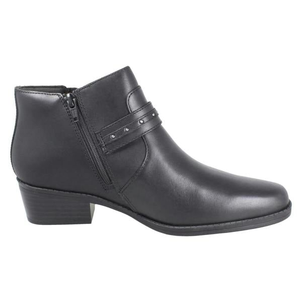 Clarks Ladies Clarks Block Heel Ankle Boots Danyelle Wish