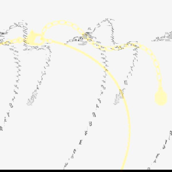 Swarovski Hyperbola Gold Tone Plated Dancing Stone Necklace 5738248