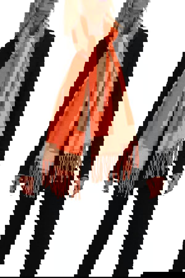 Paulo Due Oversized Wool Blend Pashmina Shawl Scarf