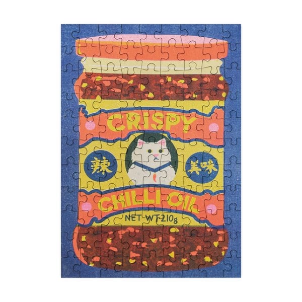 Happily Puzzles Chilli Oil - 99 Piece Mini Jigsaw Puzzle