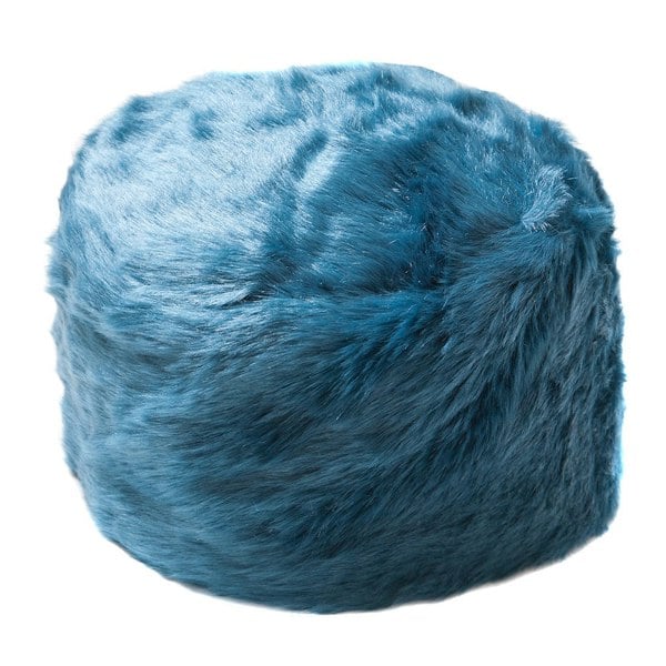 SVNX Turquoise Faux Fur Hat