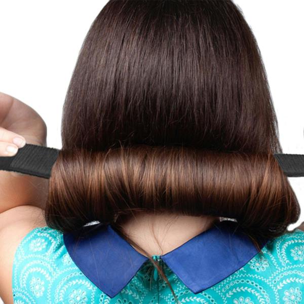 Aquarius Hair Bun Maker Donut Ring Black Lightweight Easy Updo Styling Tool Ring
