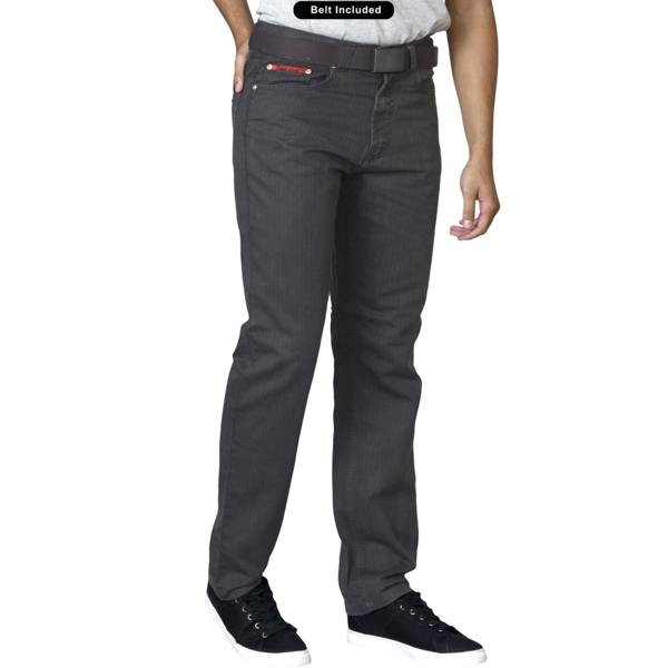 Duke Mens D555 London Canary Bedford Cord Kingsize Tuxedo Trousers - Charcoal - 