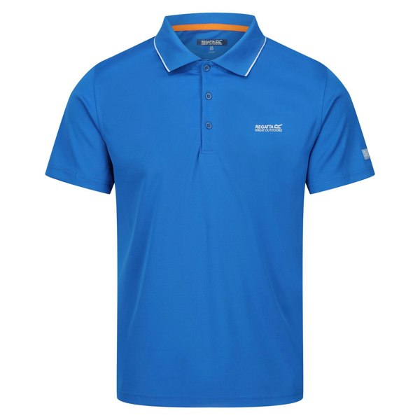 Regatta Mens Maverick V Active Polo Shirt - Oxford Blue