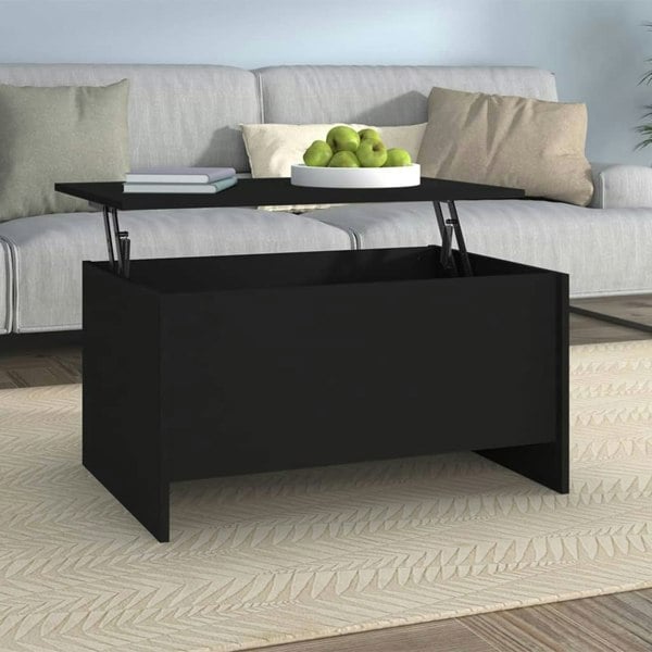 Berkfield Coffee Table Black 80x55.5x41.5 cm Engineered Wood