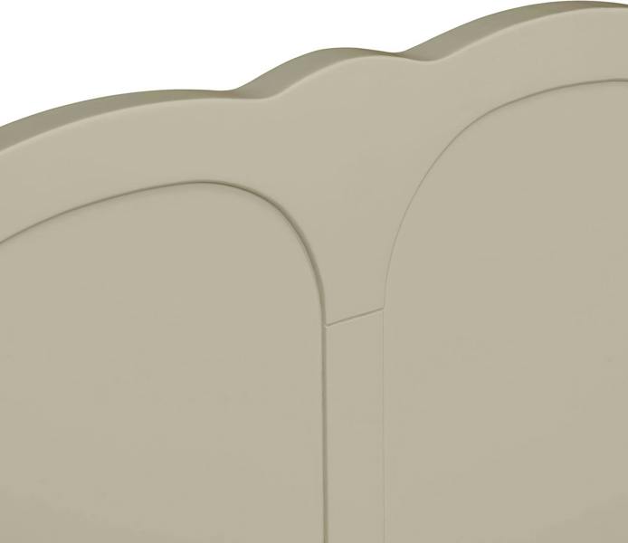 Statement Furniture Romance Wooden Bed Frame. Oatmeal Cream French Style Bed Double 4ft6 King 5ft