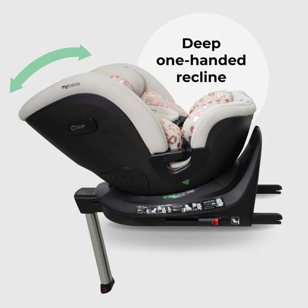 My Babiie MBCS400 Group 0+/1/2/3 iSize Car Seat - Blush Leopard