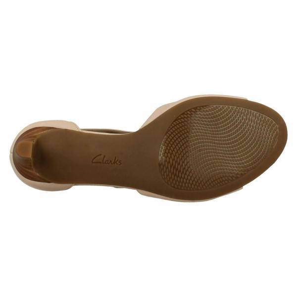 Clarks Ladies Clarks Peep Toe Heeled Sandals Laureti Star