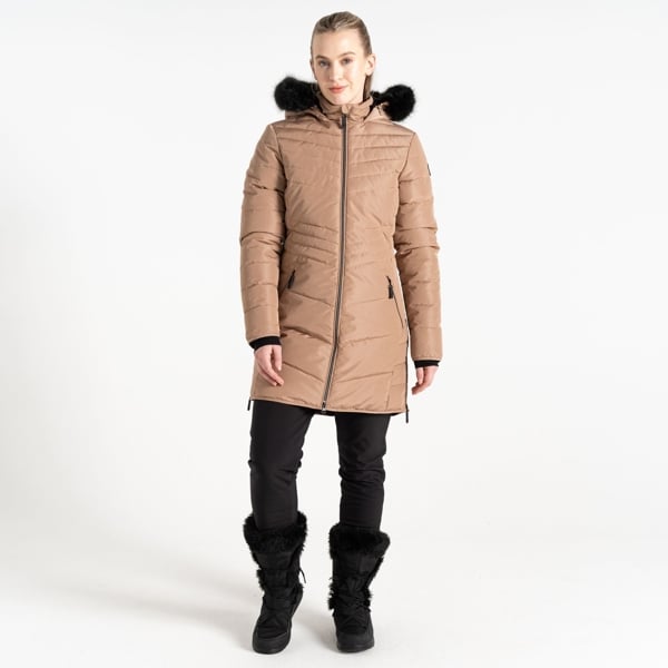 Dare 2B Women's Striking IV Mid Length Padded Jacket - Cashmere