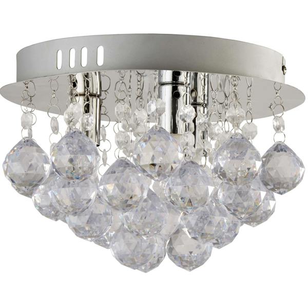 Pagazzi Lighting Diana 3 Light Semi Flush Ceiling Light