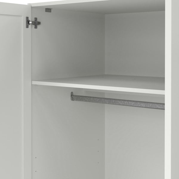 Furniture To Go Brande Wardrobe with 3 Frame Doors in White