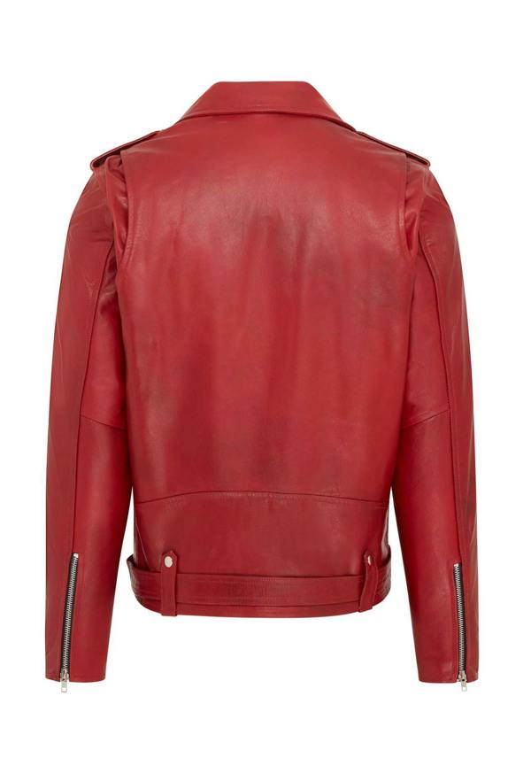 Infinity Leather Mens Cow-Hide Biker Brando Jacket - Pargas