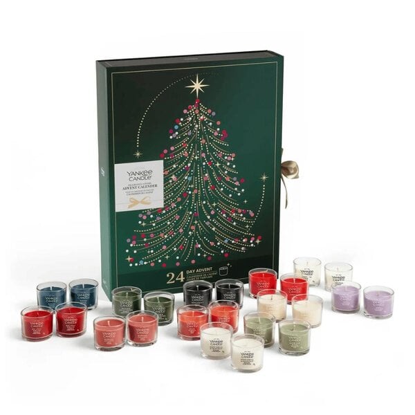 Yankee Candle Fragrance Lovers 24 Mini Votive Christmas Advent Calendar