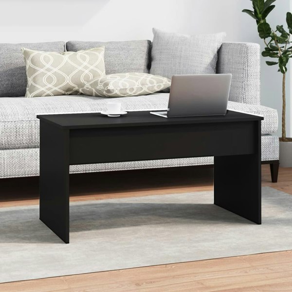 Berkfield Coffee Table Black 102x50.5x52.5 cm Engineered Wood