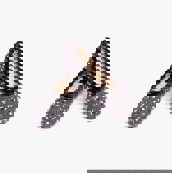 Lotus GERI Womens Slippers Black