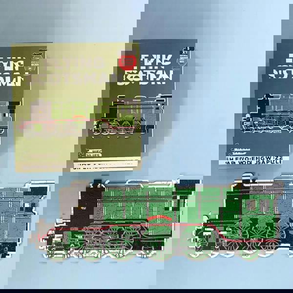 Me and My Car Flying Scotsman Shaped Wooden Jigsaw Puzzle