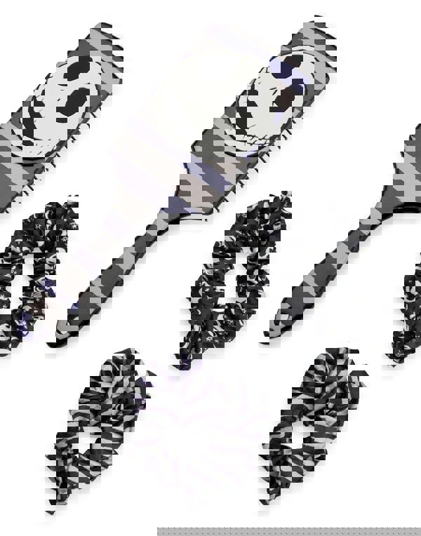 Disney Womens Multicoloured The Nightmare Before Christmas Hair Brush and Scrunchie Set (One Size)