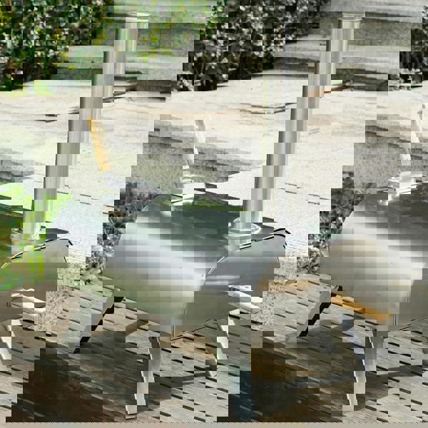 Gr8 Garden Pizza Oven Portable 12" Wood Pellet BBQ Stainless Steel Outdoor Grill Cooker